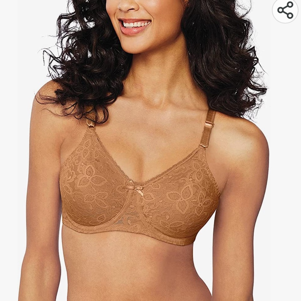 Bali Women's N Smooth Stretch Lace Underwire Bra